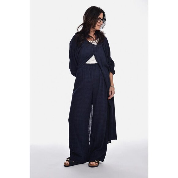 Anthropologie Layla Gauze Midi Maxi Dress Boho Coastal Oversized Peasant Tunic - Picture 12 of 14